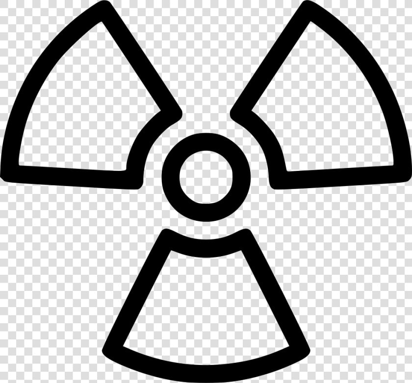 Nuclear Symbol   White Radiation Icon  HD Png DownloadTransparent PNG