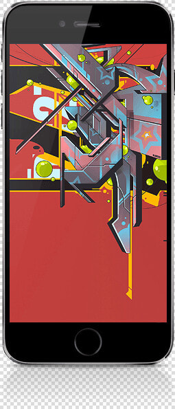 Iphone 6 Plus Wallpaper   Graffiti For Iphone 6 Plus  HD Png DownloadTransparent PNG