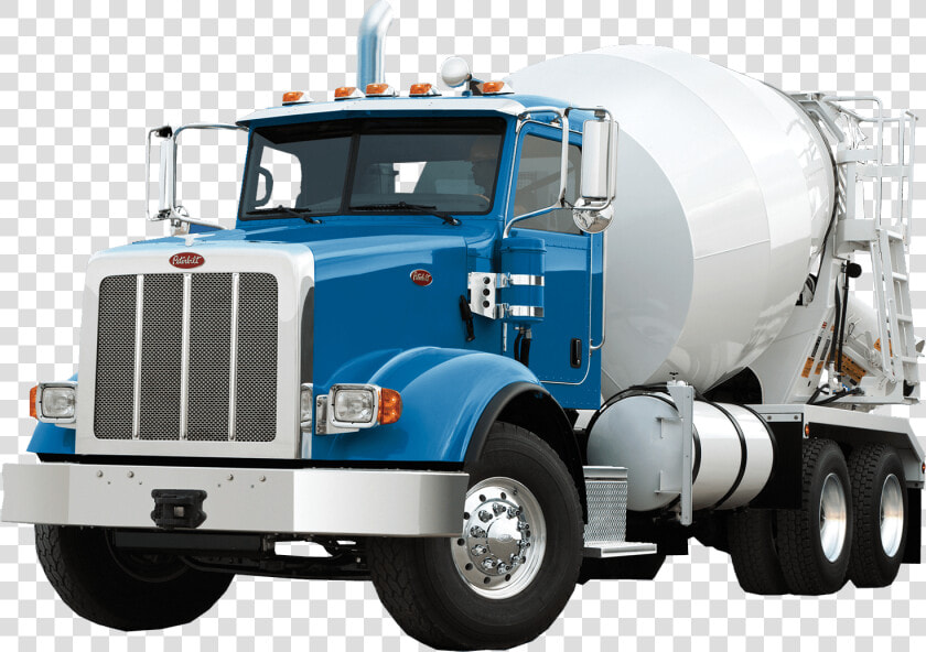 Peterbilt Concrete Mixer Truck   Cement Mixer Truck Png  Transparent PngTransparent PNG