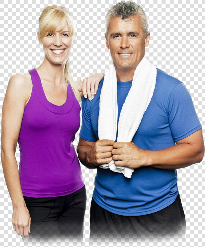 Sports Personal Png   Fit Middle Age Couple  Transparent PngTransparent PNG