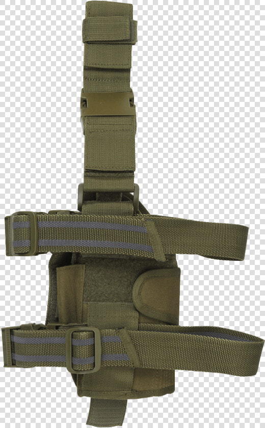 Olive Drab Drop Leg Pistol Holster   Strap  HD Png DownloadTransparent PNG