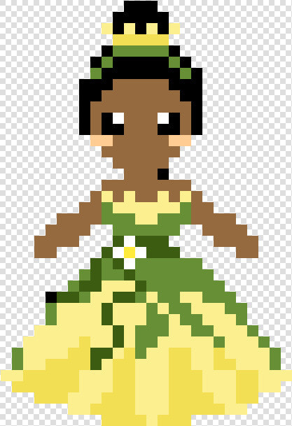 Tiana Perler Bead Pattern  HD Png DownloadTransparent PNG