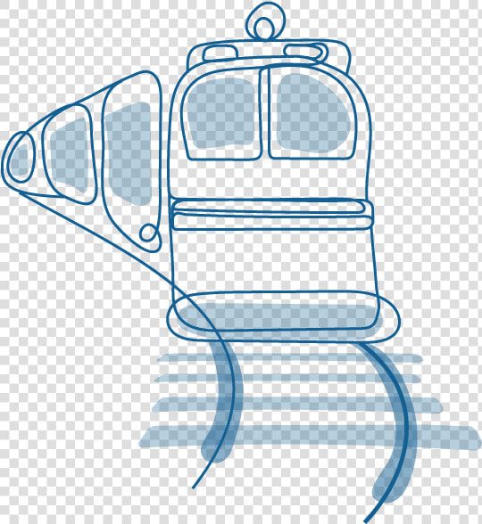 An Illustration Of A Train Moving Down The Tracks   Office Chair  HD Png DownloadTransparent PNG
