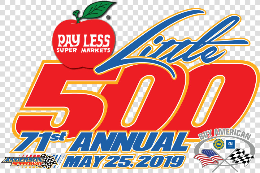 2019 Pay Less Little 500 Presented By Uaw gm Order   Pay Less Super Markets  HD Png DownloadTransparent PNG