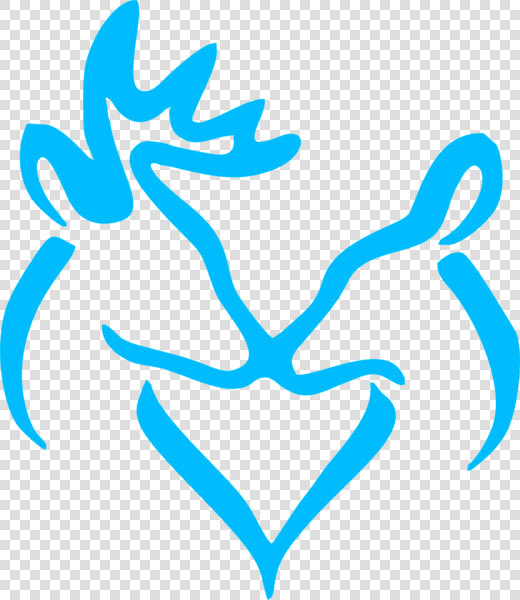 Snuggling Buck Doe Vinyl Deer And Buck Heart   Buck And Doe  HD Png DownloadTransparent PNG