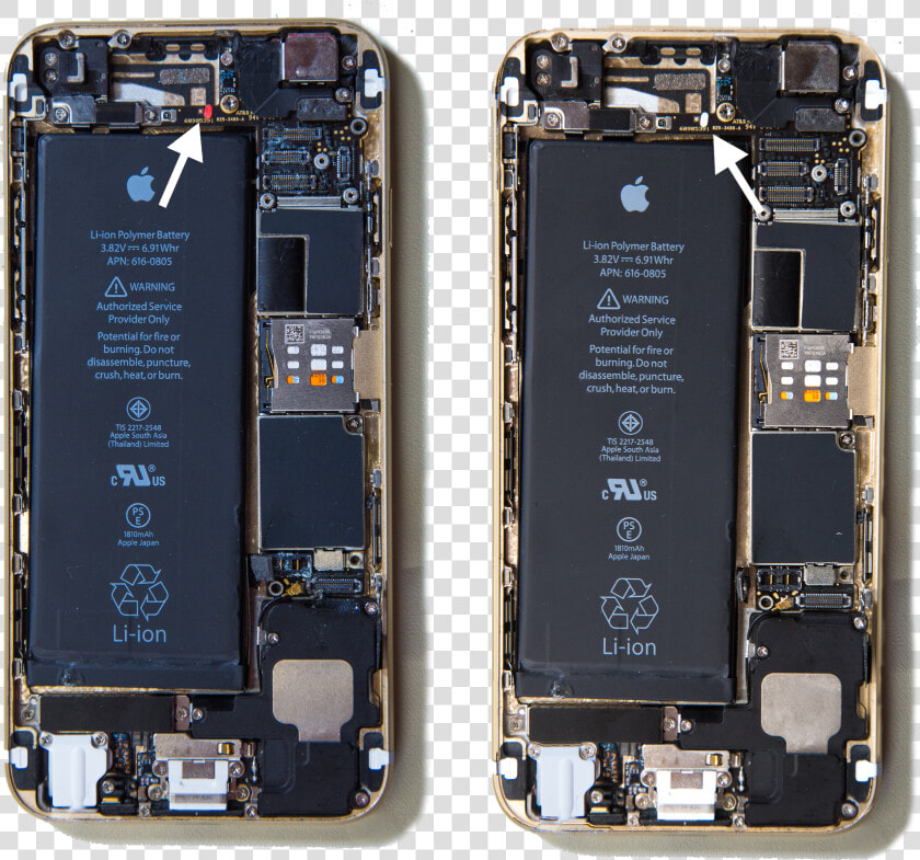 Damage Caused To An Iphone Or Cell Phone By Water     Water Damage Detector Phone  HD Png DownloadTransparent PNG