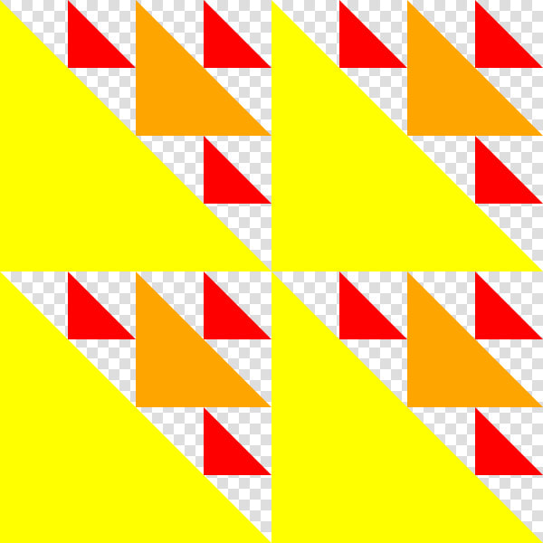 Tessellation Similar Triangle With Pattern  HD Png DownloadTransparent PNG