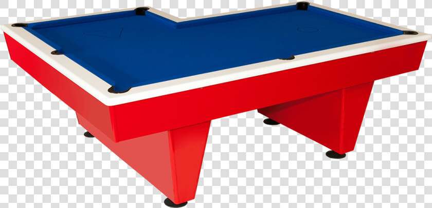 L shaped Pool Table With Blue Cloth And Custom Duco   L Pool Table  HD Png DownloadTransparent PNG
