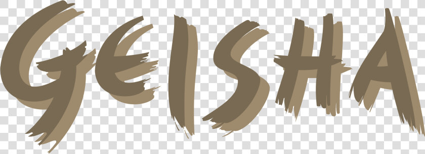 Geisha Logo Png Transparent   Geisha Text Png  Png DownloadTransparent PNG