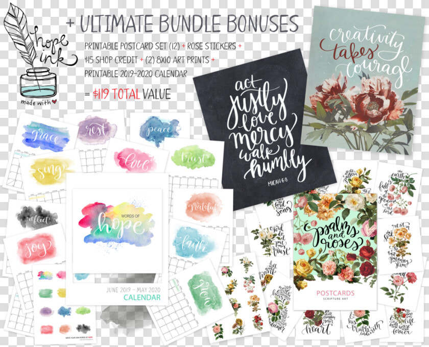 2019 Ultimate Homemaking Bundle   Floral Design  HD Png DownloadTransparent PNG