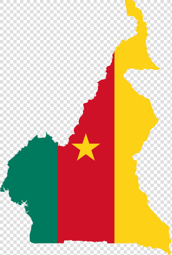 Cameroon Map With Flag  HD Png DownloadTransparent PNG