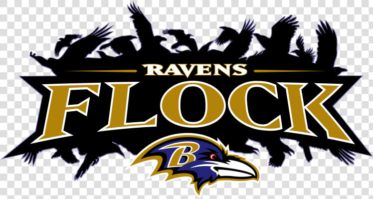 Ravens Flock   Transparent Baltimore Ravens  HD Png DownloadTransparent PNG