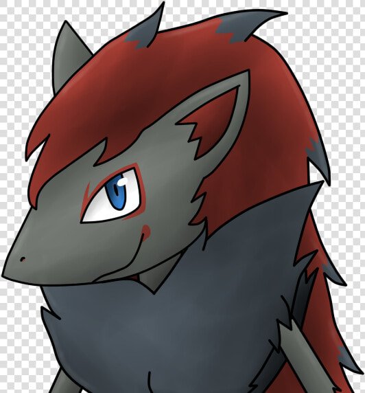 Zoroark Headshot   Cartoon  HD Png DownloadTransparent PNG