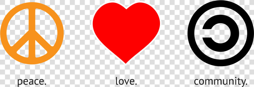 Peace   Love   Community     Peace Love Clipart  HD Png DownloadTransparent PNG