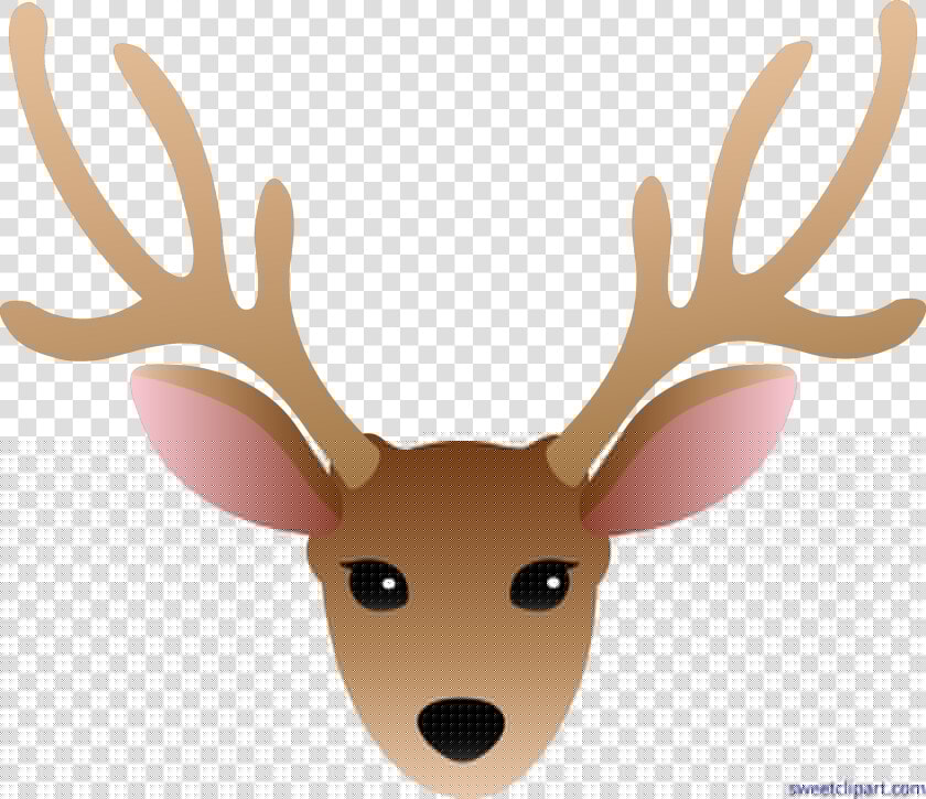 Easy Reindeer Cliparts   Easy Deer Clip Art  HD Png DownloadTransparent PNG