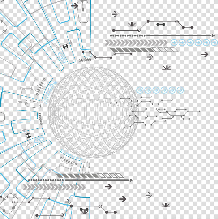 Dynamic Line Fashion Technology Free Download Png Hq   Background Technology  Transparent PngTransparent PNG
