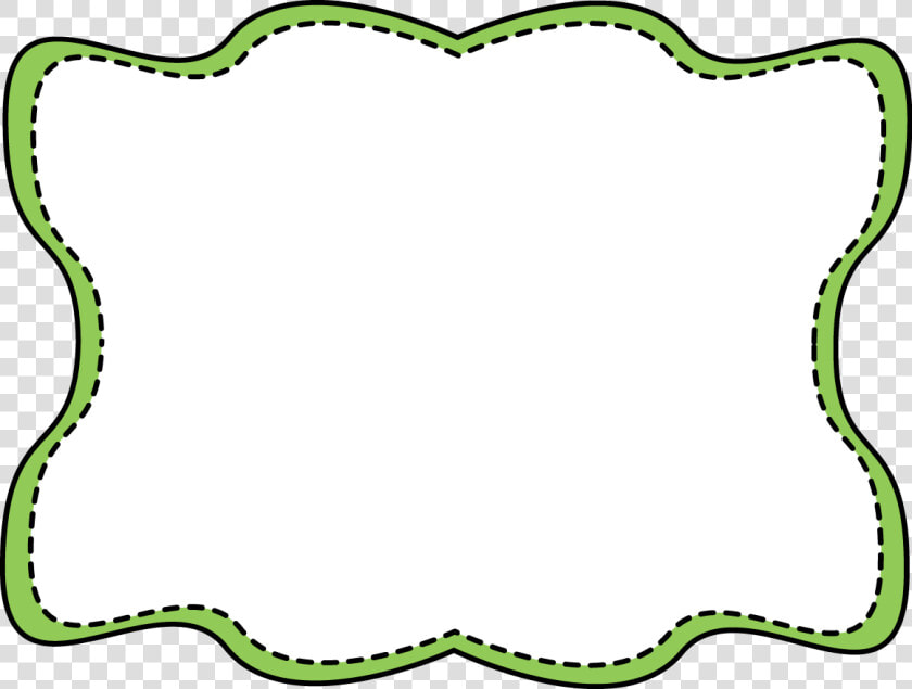 Green Wavy Border   Black And Green Frame  HD Png DownloadTransparent PNG
