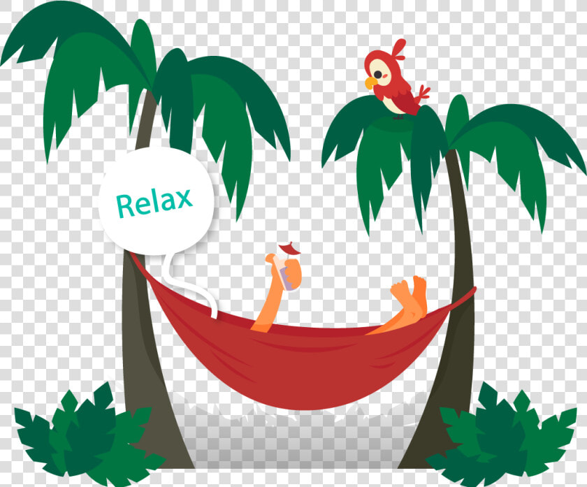 Transparent Myrtle Beach Clipart   Dibujos De Persona En Una Hamaca  HD Png DownloadTransparent PNG