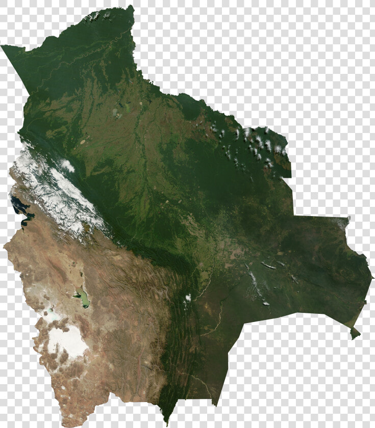 Satellite Image Of Bolivia  HD Png DownloadTransparent PNG