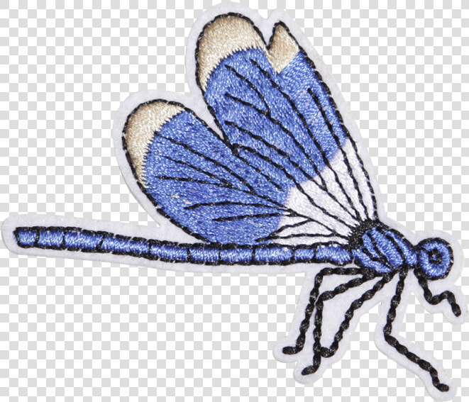 Custom Blue Dragonfly Embroidery Patch   Damselfly  HD Png DownloadTransparent PNG
