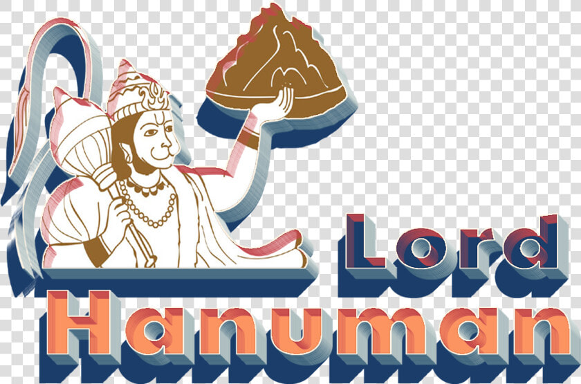 Lord Hanuman 3d Letter Png   Digital Illustration Of Hanuman Carrying The Mountain  Transparent PngTransparent PNG