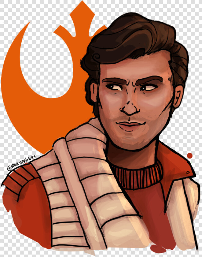 Poe Dameron   Illustration  HD Png DownloadTransparent PNG