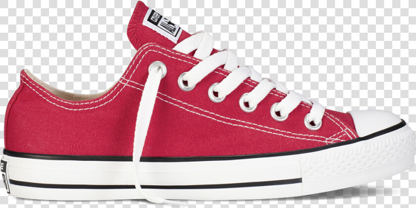 All Star Converse Classic In Red Casual Shoe   Red Low Top Converse Womens  HD Png DownloadTransparent PNG