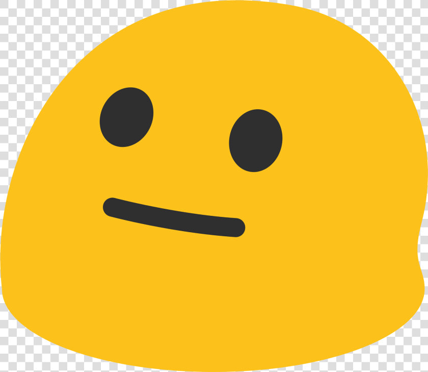 Google Neutral Face Emoji   Transparent Cartoons   Google Straight Face Emoji  HD Png DownloadTransparent PNG