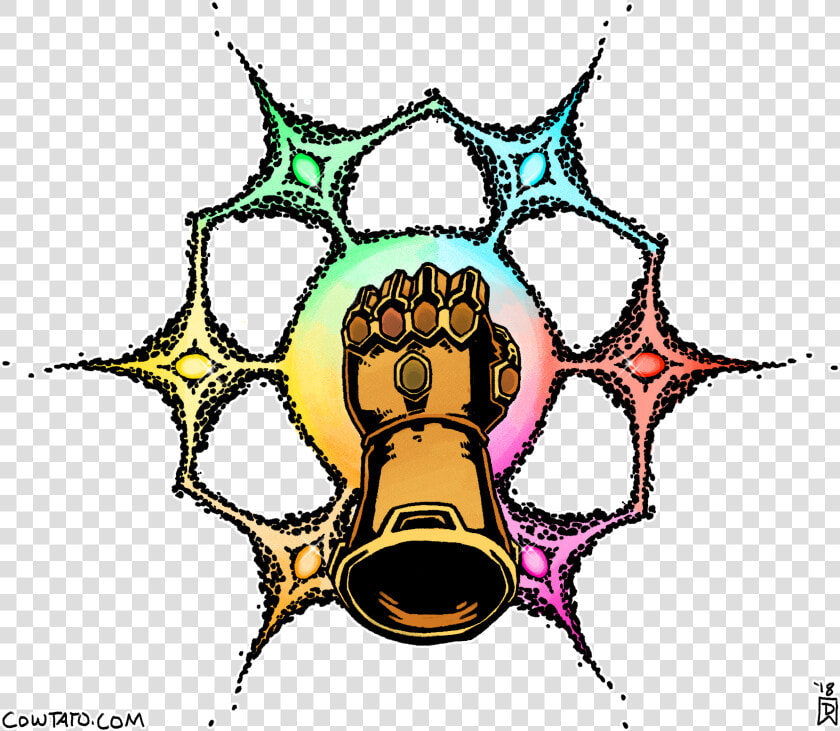 Infinity Gauntlet   Gauntlet Of Infinity Tatto  HD Png DownloadTransparent PNG