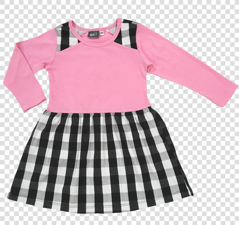Plaid Fit And Flare Pink  HD Png DownloadTransparent PNG