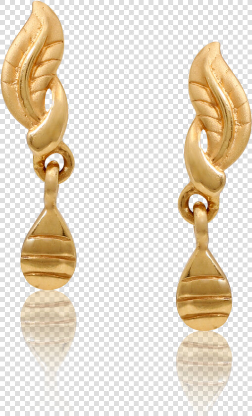 Chic Golden Feather Earrings   Earrings  HD Png DownloadTransparent PNG