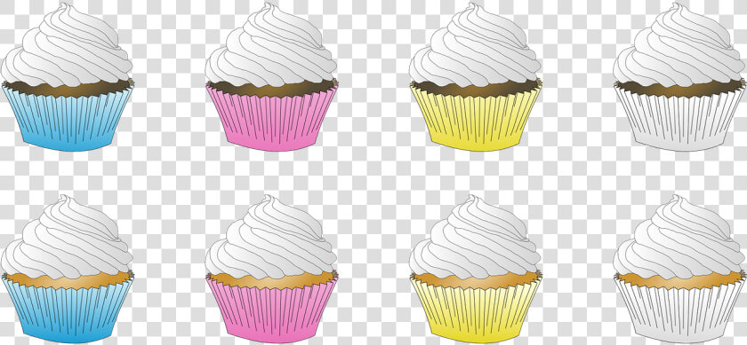 Cupcake Cupcakes Desserts Free Picture   Cupcake White Icing Clipart  HD Png DownloadTransparent PNG