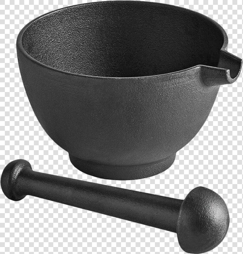 Cast Iron Pestle  amp  Mortar Large   Caquelon  HD Png DownloadTransparent PNG