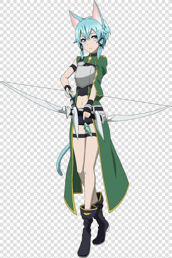Sword Art Online Sinon Png  Transparent PngTransparent PNG