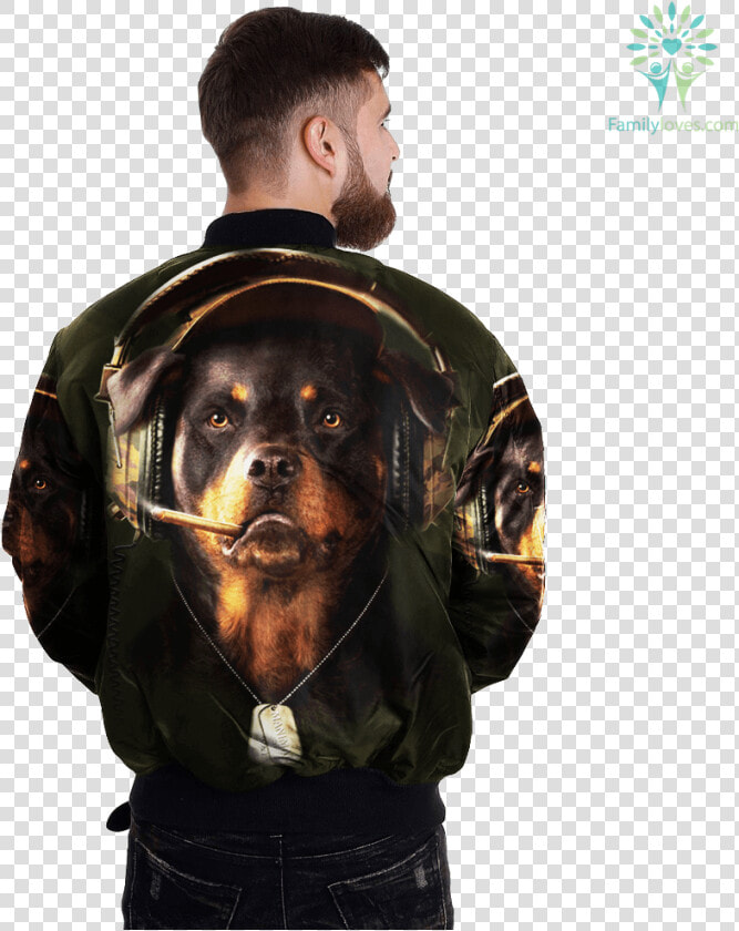 Rottweiler Over Print Jacket 2  tag Familyloves   Jacket  HD Png DownloadTransparent PNG