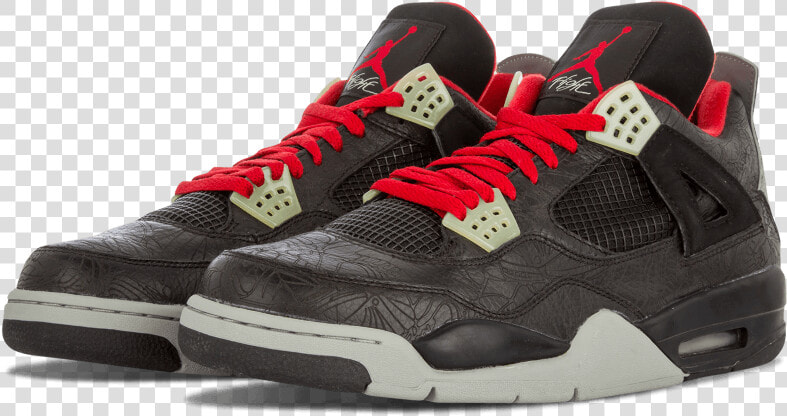 Travis Scott Jordan 4 Red  HD Png DownloadTransparent PNG
