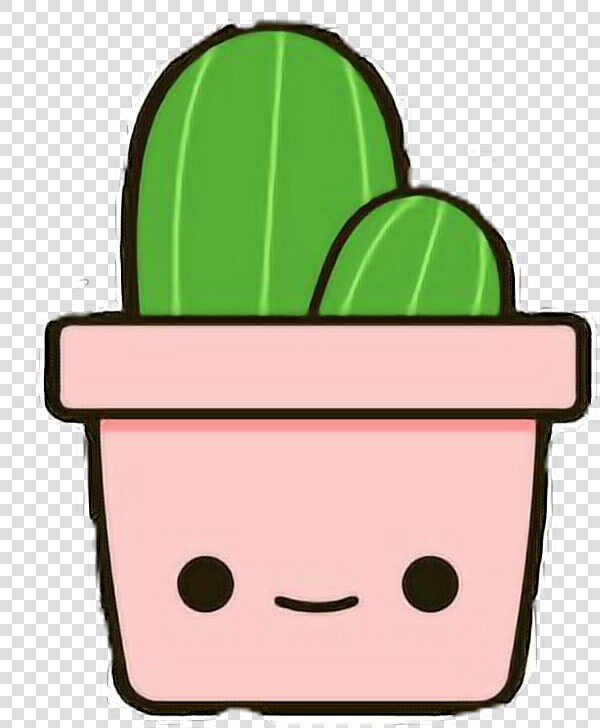 Ikawaii Cute Cactus Cutie Aesthetic Art Cartoon Pink   Cactus Kawaii  HD Png DownloadTransparent PNG