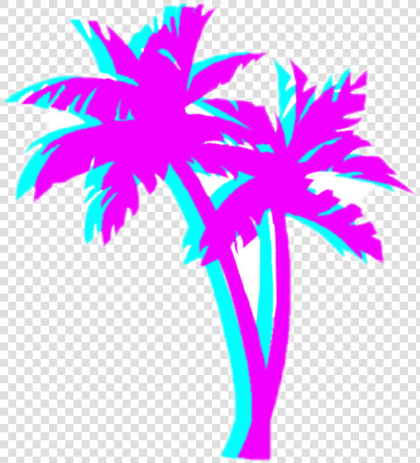Palmeras Png   Png Download   Vaporwave Palm Tree Transparent  Png DownloadTransparent PNG