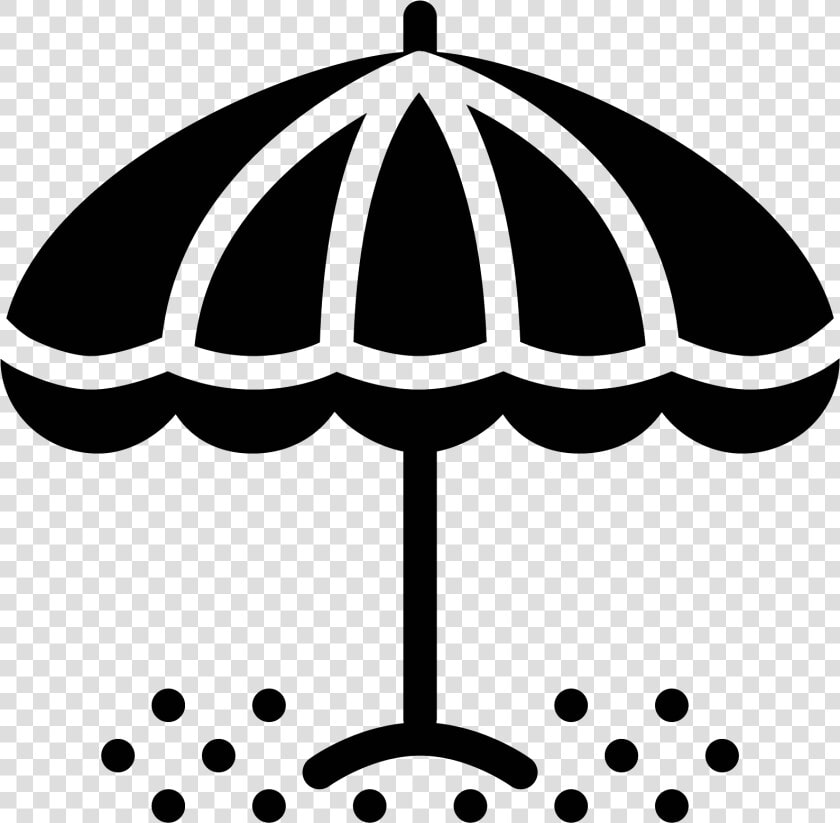 Beach Umbrella Filled Icon   Emoji De Praia Preto Png  Transparent PngTransparent PNG