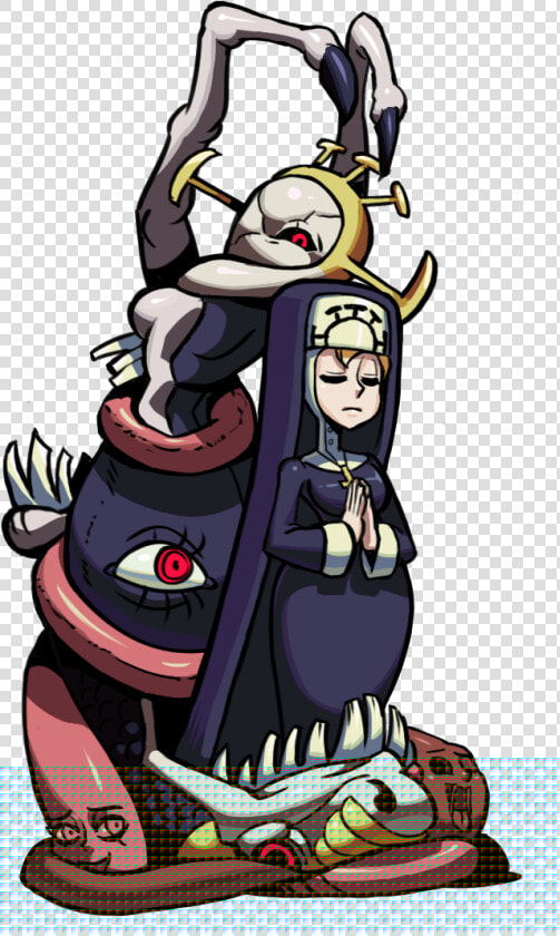 The Skullgirls Sprite Of The Day Is   Skullgirls Double Sprites  HD Png DownloadTransparent PNG