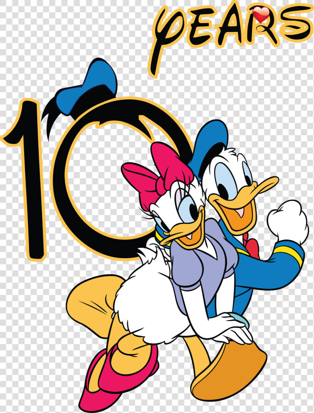 Anniversary Disney Shirts Donald And Daisy Couples  HD Png DownloadTransparent PNG