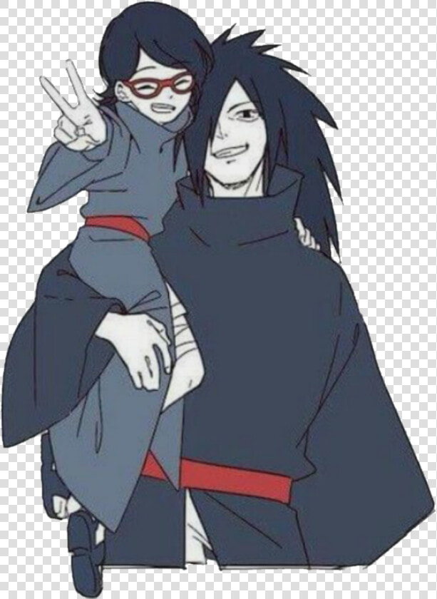  anime  madarauchiha  madara  sadara  sadarauchiha   Sarada And Mararda Fanfiction  HD Png DownloadTransparent PNG