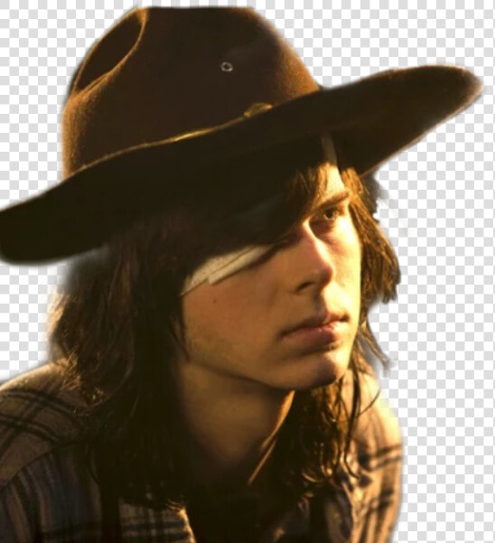  stickers  sticker  carl  grimes  carlgrimes  chandler   Chandler Riggs Walking Dead  HD Png DownloadTransparent PNG