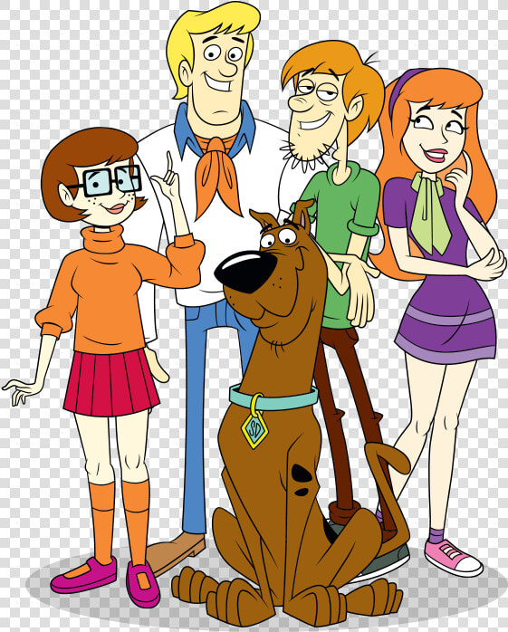 28 Collection Of Be Cool Scooby Doo Coloring Pages   Cool Scooby Doo Gang  HD Png DownloadTransparent PNG