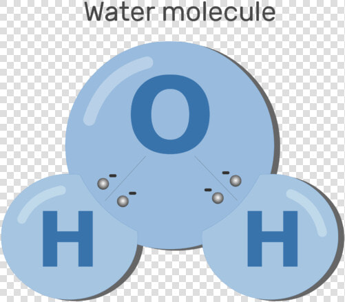 An Image Showing Sharing Electron Process Between Water   Chemical Properties Of Water Molecule  HD Png DownloadTransparent PNG