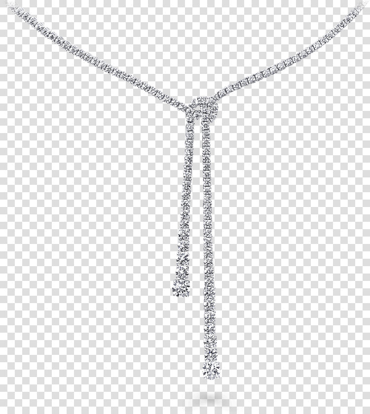 A Classic Graff Double Strand Knot Diamond Necklace   Pendant  HD Png DownloadTransparent PNG