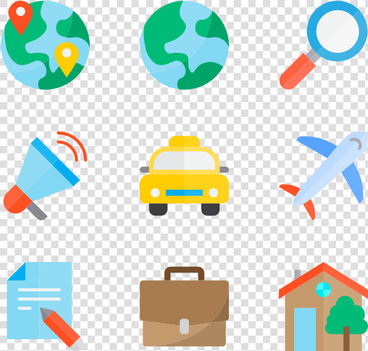 Travel   Office Items Icon  HD Png DownloadTransparent PNG
