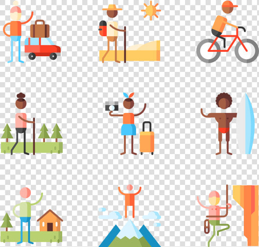 Adventure   Tourist Flat Icon  HD Png DownloadTransparent PNG