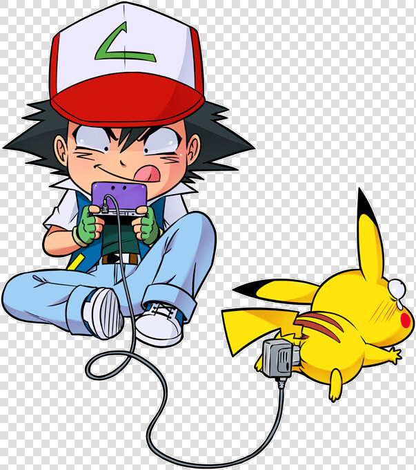 Pikachu And Ash Ketchum Preview   Parodie Pokemon  HD Png DownloadTransparent PNG
