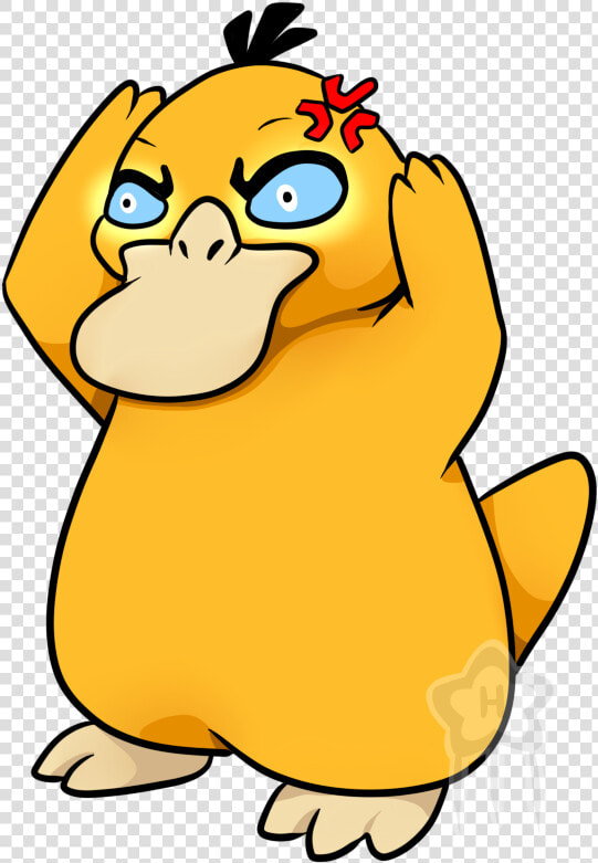 054 Psyduck Used Confusion And Water Gun Clipart     Portable Network Graphics  HD Png DownloadTransparent PNG